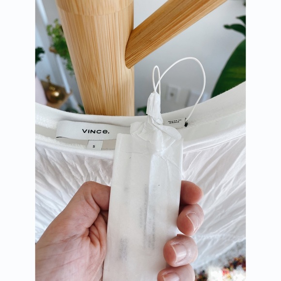 NWT Vince pleated scoop neck tank dress XS - Picture 4 of 4